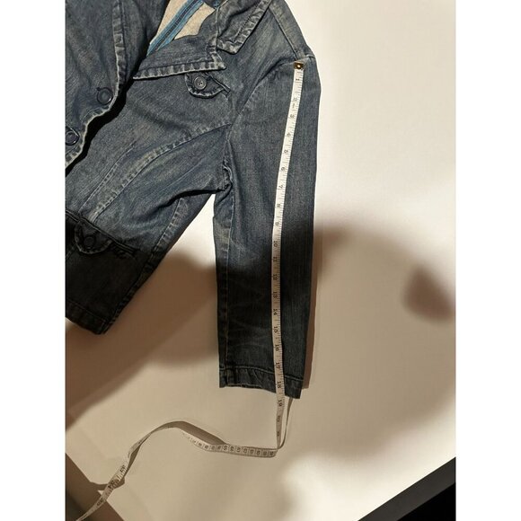 American Eagle Outfitters Women's Denim Blazer Jacket - Size Medium - Picture 6 of 7